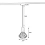 Світильник трековий MSK Electric Diadem Е27 NT 2215 WH 692 мм Білий (622709)