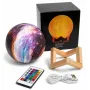 3D нічник Moon Lamp Місяць 120 лм 500 mAh Різнокольоровий (M1030)