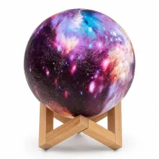 3D нічник Moon Lamp Місяць 120 лм 500 mAh Різнокольоровий (M1030)