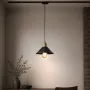 Светильник трековый подвесной MSK Electric Harlem Е27 NT 210 BK 210x625 мм Черно-бронзовый (622707)