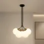 Светильник подвесной MSK Electric Luna d-150mm Е27 PL 202612-5R BK 400x1100 мм Черно-бронзовый (622752)