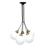 Светильник подвесной MSK Electric Luna d-150mm Е27 PL 202612-5R BK 400x1100 мм Черно-бронзовый (622752)