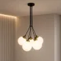 Светильник подвесной MSK Electric Luna d-150mm Е27 PL 202612-5R BK 400x1100 мм Черно-бронзовый (622752)