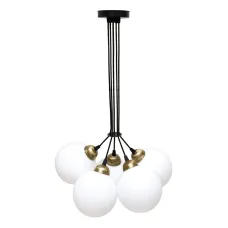 Светильник подвесной MSK Electric Luna d-150mm Е27 PL 202612-5R BK 400x1100 мм Черно-бронзовый (622752) Светильник подвесной MSK Electric Luna d-150mm Е27 PL 202612-5R BK 400x1100 мм Черно-бронзовый (622752)
