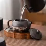 Чайник Lesko F97867JS7S55T8 Дракон та Фенікс 200 мл Black (14167-95629)