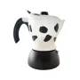 Гейзерна кавоварка Bialetti Mukka Express F19 480 мл Біло-чорний (BME2TZ41)