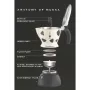 Гейзерна кавоварка Bialetti Mukka Express F19 480 мл Біло-чорний (BME2TZ41)