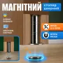 Прихований стопор дверний магнітний No Brand  20 мм Сріблястий (SDM-4620)
