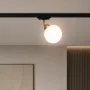 Светильник трековый MSK Electric Luna Е27 NT 20261-1 BK 150x230 мм Черно-бронзовый (622890)