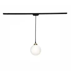 Светильник трековый подвесной MSK Electric Luna Е27 NT 2026 BK 150x670 мм Черно-бронзовый (622892)