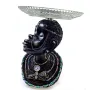 Статуэтка-подставка DUKE Африканка с блюдом 17x15 см Черный (DN26899D)