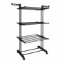Сушилка для белья No Brand Tiers Garment rack 173.5x70x60 см Черный (M1055)