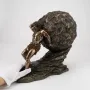 Авторська скульптура Veronese Сизіф - тягар вічності 35х37 см Коричневий (270523)