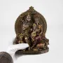 Авторська скульптура Veronese Шива - танець світобудови 18.5х15 см Коричневий (270525)