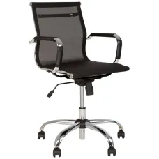 Крісло AMF Slim Net LB Хром Tilt Чорний (236550) Крісло AMF Slim Net LB Хром Tilt Чорний (236550)