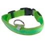 Світлодіодний нашийник для собак і кішок Lesko LED USB M Зелений (11900-69332)