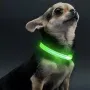 Світлодіодний нашийник для собак та котів Lesko LED USB XL Зелений (11900-69335)