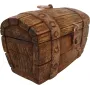 Сувенірна скринька supersumka Старовинна піратська скриня 19x11.5x9 см Коричневий (NA1009-2)