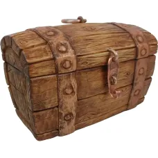 Сувенирная шкатулка supersumka Старинный пиратский сундук 19x11.5x9 см Коричневый (NA1009-2)