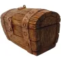 Декоративна скринька supersumka Старовинна піратська скриня 21.5x11.5x9.5 см Коричневий (NA1009-1)
