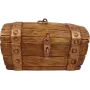 Декоративна скринька supersumka Старовинна піратська скриня 21.5x11.5x9.5 см Коричневий (NA1009-1)