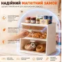 Хлібниця Urbankit 40x25x40 см Білий (BB-2T-WH01)