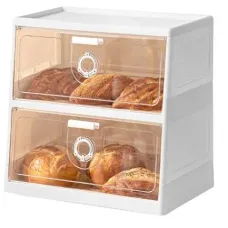 Хлібниця Urbankit 40x25x40 см Білий (BB-2T-WH01) Хлібниця Urbankit 40x25x40 см Білий (BB-2T-WH01)