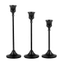 Комплект свічників Lesko 0013 3 шт Black (14485-96665)