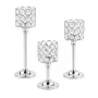 Комплект подсвечников Lesko 009 3 шт Silver (14543-96682)