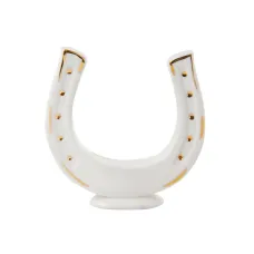 Сувенірна підкова Lefard Благополуччя в будинок Horseshoe Gold 9 см Білий (270120) Сувенірна підкова Lefard Благополуччя в будинок Horseshoe Gold 9 см Білий (270120)