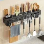 Настенная стойка для хранения кухонных принадлежностей AND Tool Rest 73-40-40PCS 30 см Черный (hub_zr5vk0)