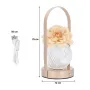 Настільна лампа LED нічник Lesko Rose Crystal KNXSTD01 Peach (14480-96603)
