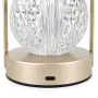 Настільна лампа LED світильник нічник Lesko Tulips Crystal ZBTSYJX0417 Рожевий (14481-96613)