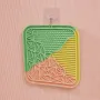 Лизательный коврик антистресс для собак и кошек Taotaopets TT069909 20x20 см Разноцветный (14238-96576)