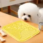Лизательный коврик антистресс для собак и кошек Taotaopets TT069909 20x20 см Желтый (14238-96577)