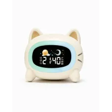 Дитячий нічник-годинник ANSHE Kids LED Кремовий (3014783582)