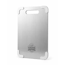 Кухонна дошка ANSHE Chef SUS 304 33.5х22.5 см Сріблястий (3120960231)