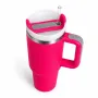 Термокухоль з трубочкою No Brand Tumbler 900 мл Фуксія (M1189)