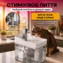 Поїлка-фонтан для котів та собак No Brand USB 1.5 л Білий (PetsWater-1.5/WH)