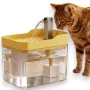 Поїлка-фонтан для котів та собак No Brand USB 1.5 л Жовтий (PetsWater-1.5/YL)
