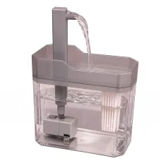 Поїлка-фонтан для котів та собак No Brand USB 1.5 л Сірий (PetsWater-1.5/GR)